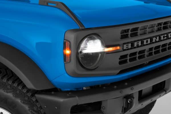 GTS Bronco Headlight Cover Kit - 4 Piece - Carbon Fiber Look (2019-2024)