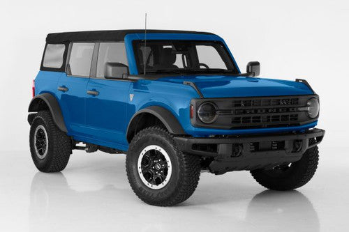 GTS Bronco Headlight Cover Kit - 4 Piece - Carbon Fiber Look (2019-2024)