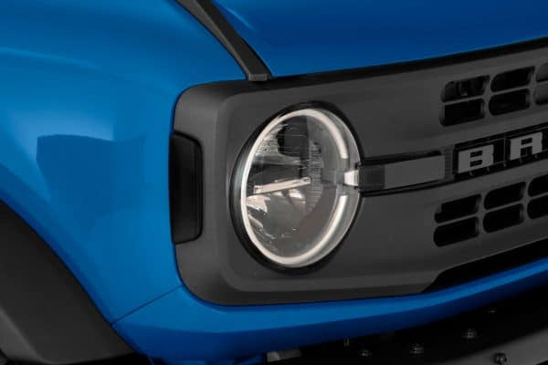 GTS Bronco Front Daytime Running Light Cover Kit - 4 Piece - Smoke (2019-2024)