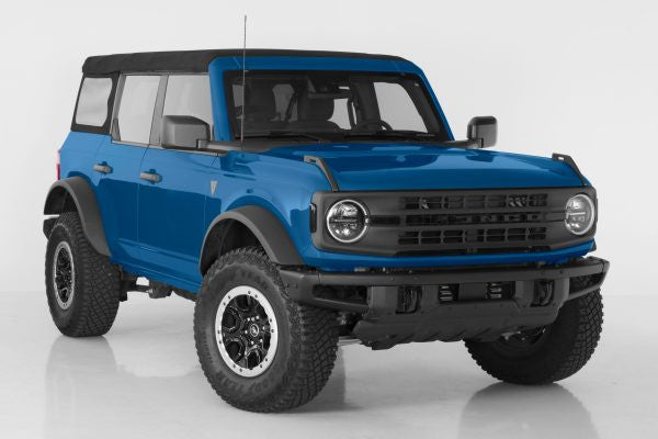 GTS Bronco Front Daytime Running Light Cover Kit - 4 Piece - Smoke (2019-2024)