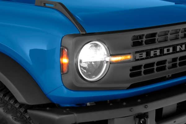 GTS Bronco Front Daytime Running Light Cover Kit - 4 Piece - Carbon Fiber Look (2019-2024)