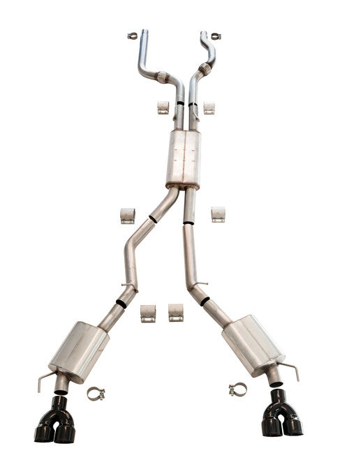 Thermal R&D Explorer ST 3" Cat-Back Exhaust System w/ Front Pipes - Black Coated Tips (2020-2026)
