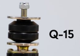 Q-15 Front Top Pin Rubber Bushings