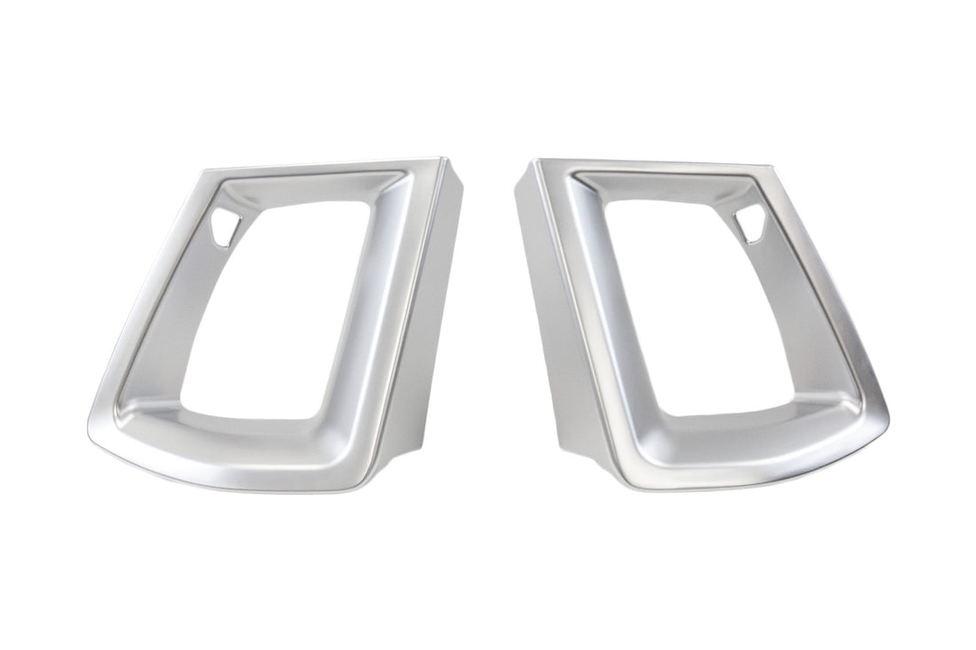 Steeda Mustang GT Silver Grille Overlays (2024-2026)