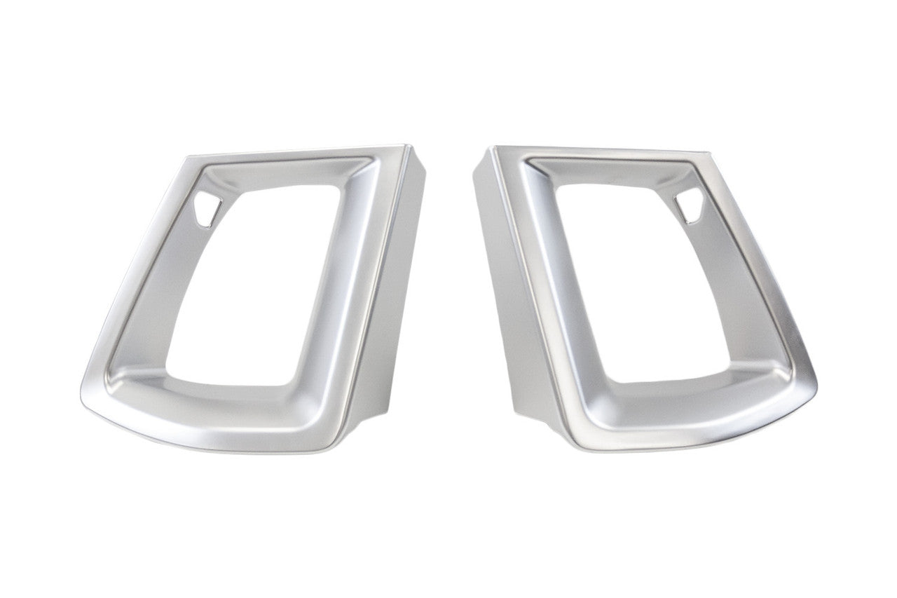 Steeda Mustang GT Silver Grille Overlays (2024-2026)