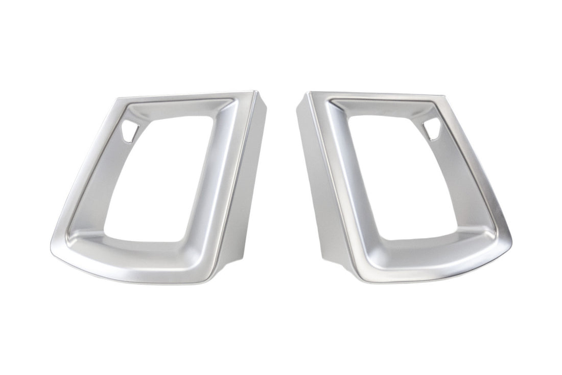 Steeda Mustang GT Silver Grille Overlays (2024-2026)