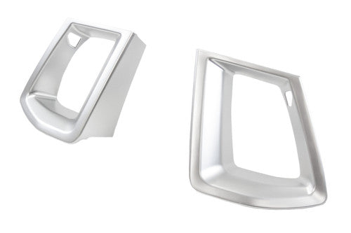 Steeda Mustang GT Silver Grille Overlays (2024-2026)