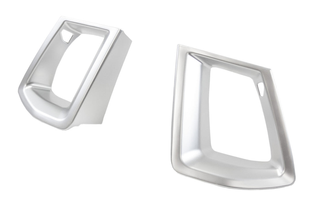 Steeda Mustang GT Silver Grille Overlays (2024-2026)