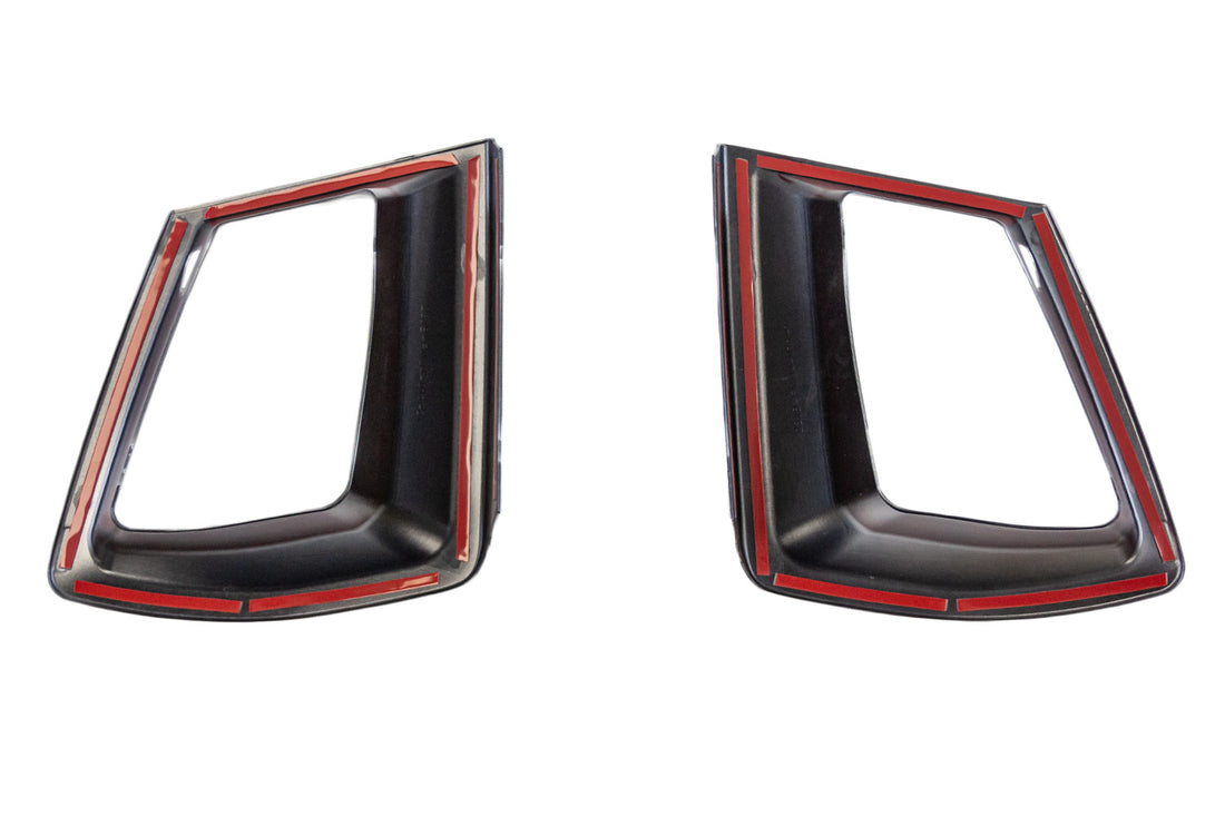 Steeda Mustang GT Silver Grille Overlays (2024-2026)