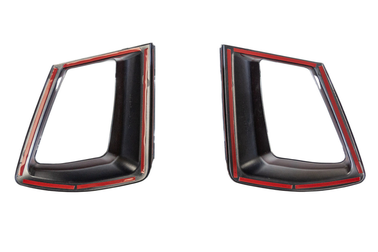 Steeda Mustang GT Silver Grille Overlays (2024-2026)