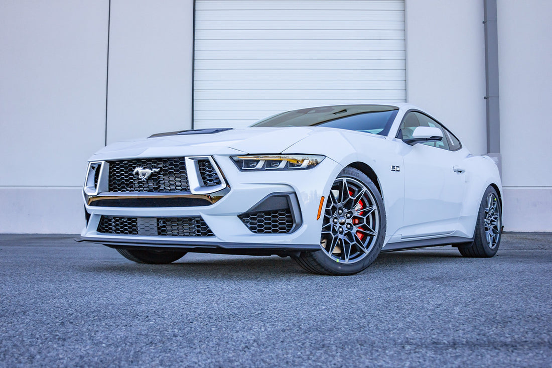 Steeda Mustang GT Silver Grille Overlays (2024-2026)