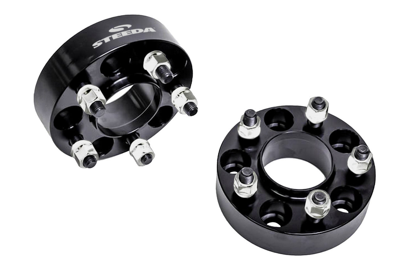 Steeda Mustang/Explorer 1.50" Hubcentric Billet Aluminum Wheel Spacer - Pair (2015-2026)