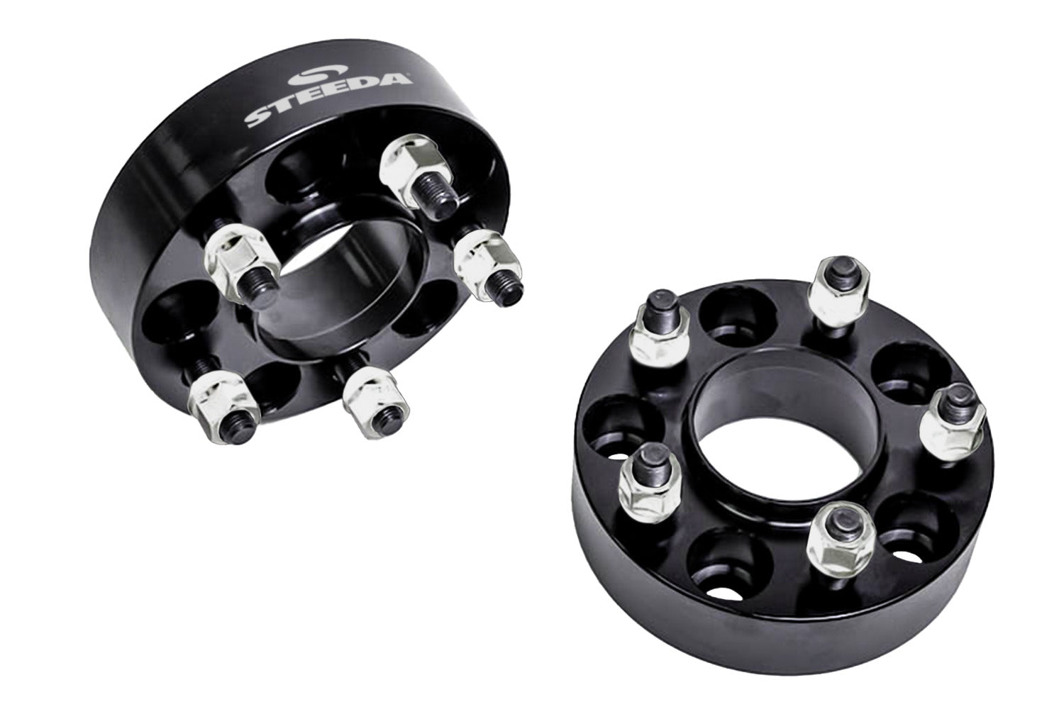 Steeda Mustang/Explorer 1.25" Hubcentric Billet Aluminum Wheel Spacer - Pair (2015-2026)