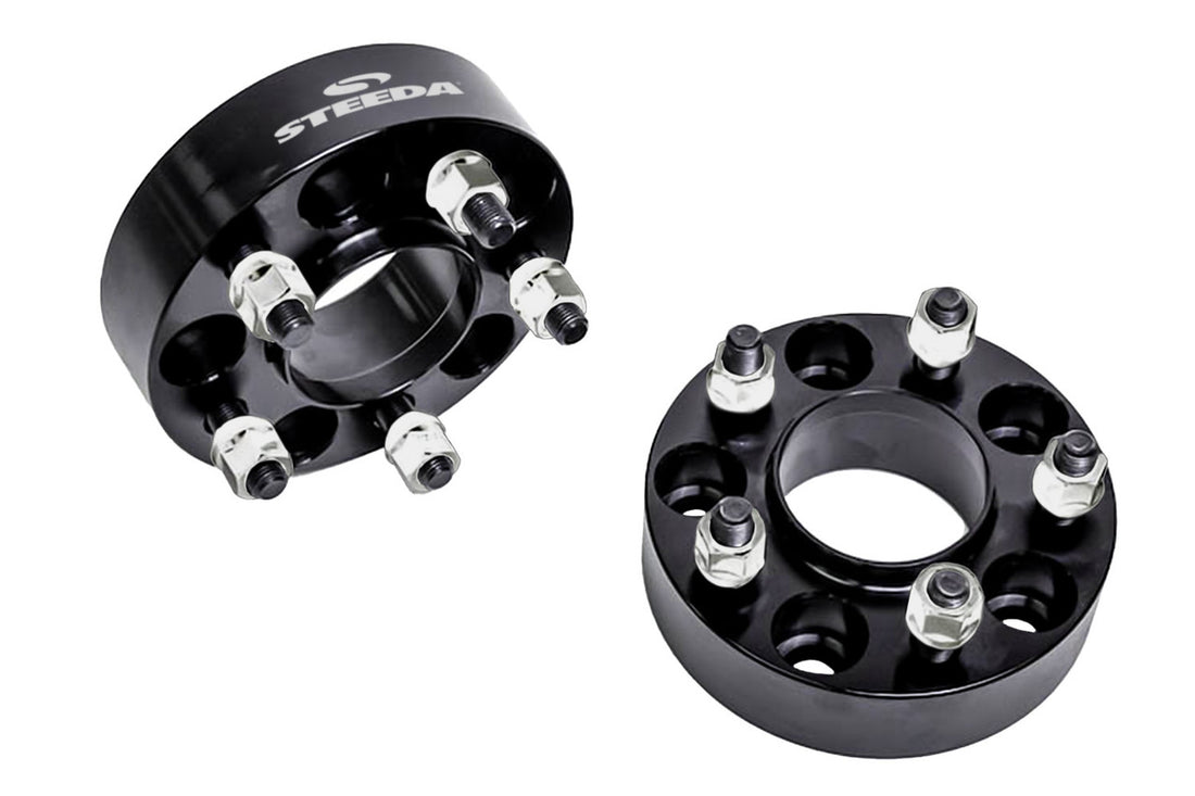 Steeda Mustang/Explorer 20mm Hubcentric Billet Aluminum Wheel Spacer - Pair (2015-2026)