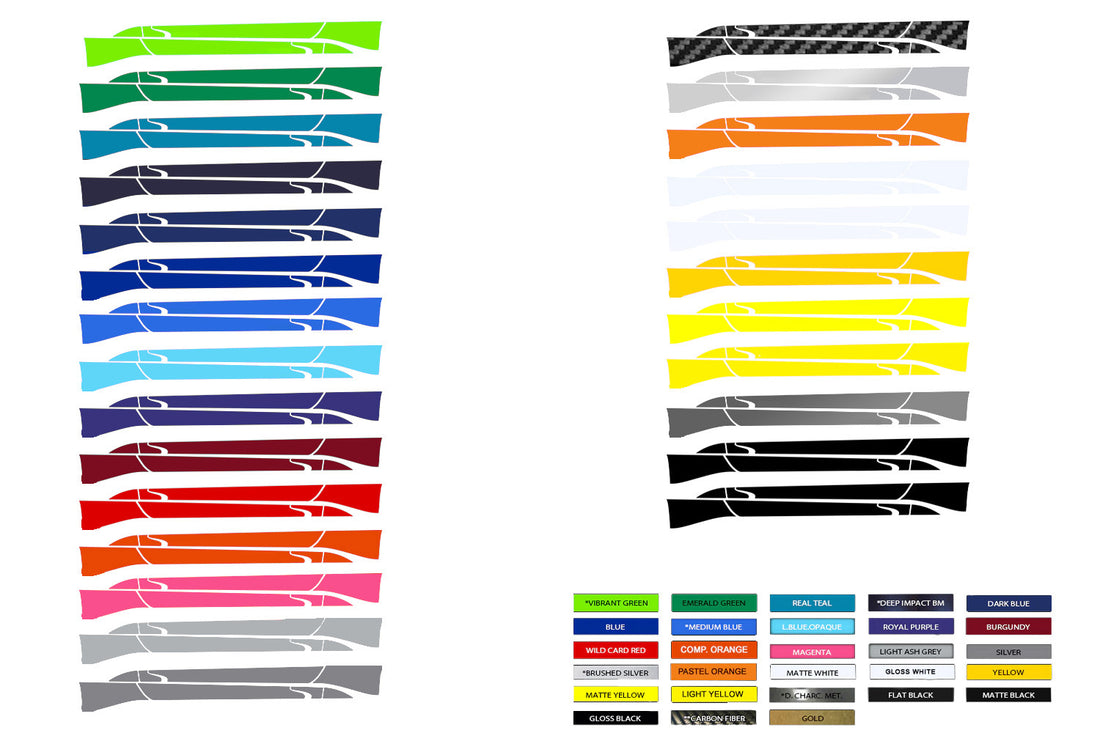 Steeda Sidewinder Decal Kit (2024+)