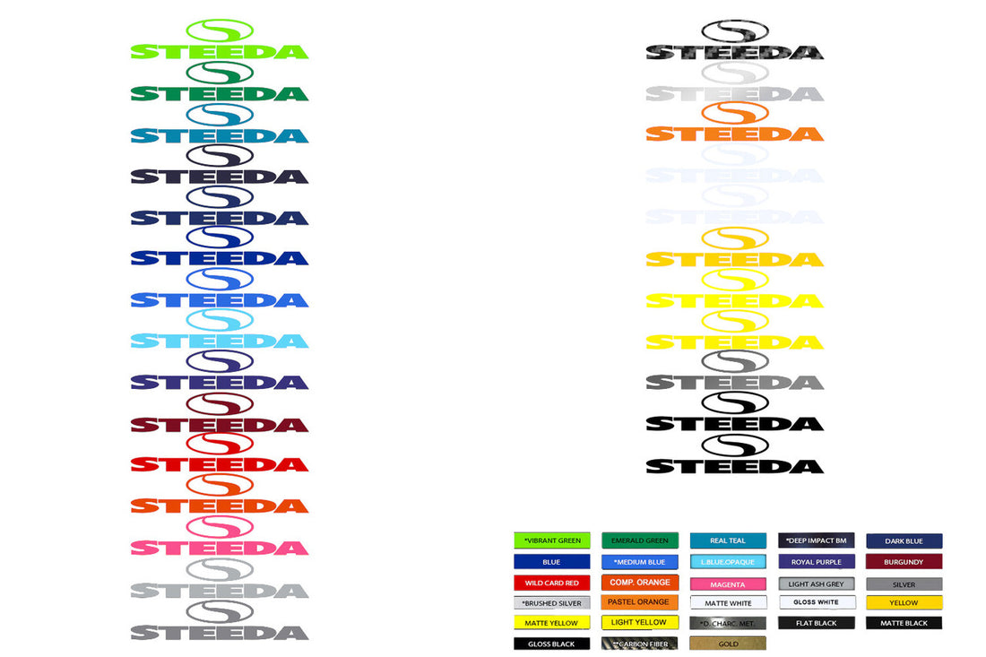 Steeda Premium 6" Vinyl Decal