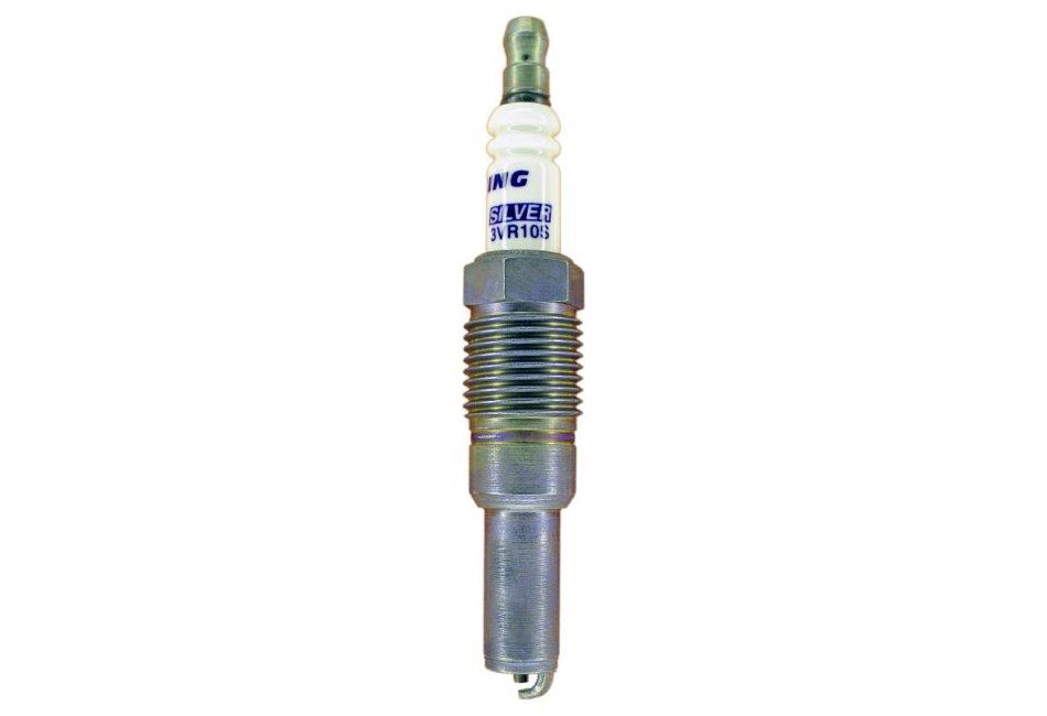 Brisk Silver Racing Mustang Spark Plug 3VR10S (2005-2008 4.6L, 5.4L, 6.8L 3v engines w/ High Thread style plug)