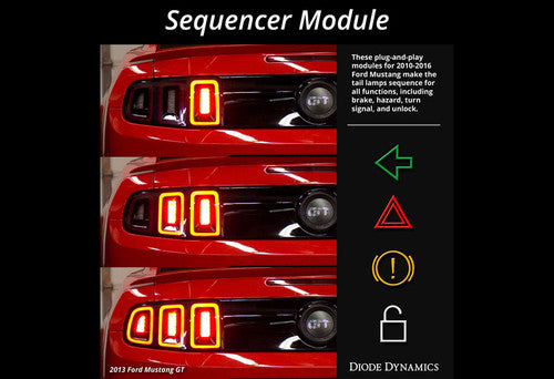 Diode Dynamics Mustang Taillight Sequencer Module - USDM (2010-2023)