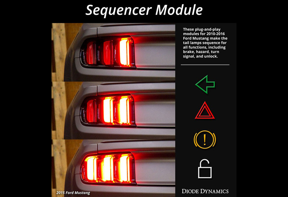 Diode Dynamics Mustang Taillight Sequencer Module - USDM (2010-2023)