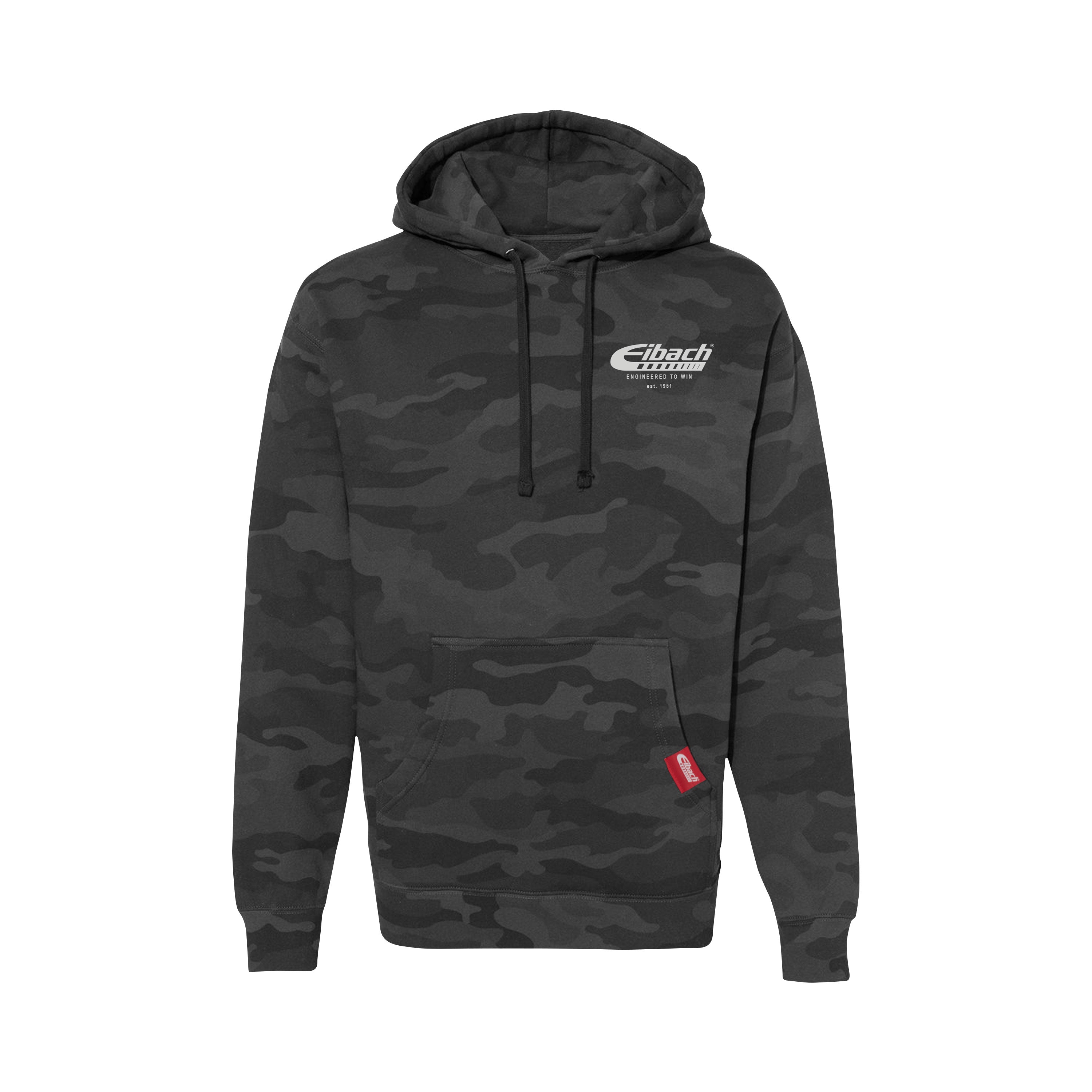 Eibach Black Camo Pullover Hoodie - HOODIE-BLACK-CAMO