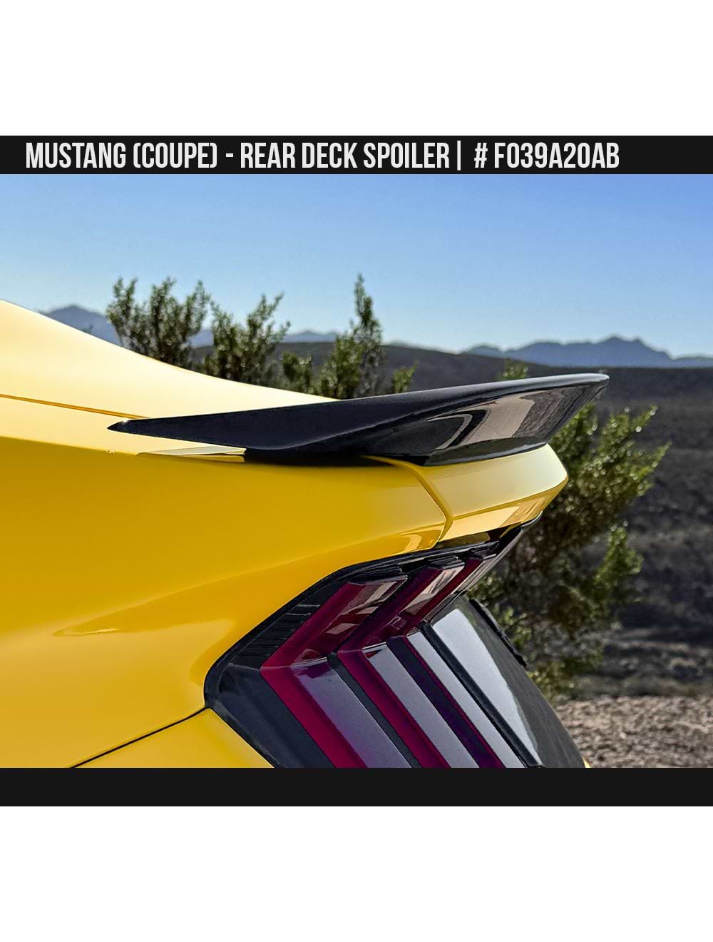AirDesign Mustang Rear Deck Spoiler - Gloss Black (2024-2026)