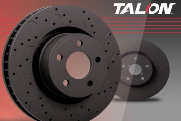 Hawk Mustang GT/EcoBoost PP Talon Drilled & Slotted Rear Brake Rotor - Pair (2015-2023)