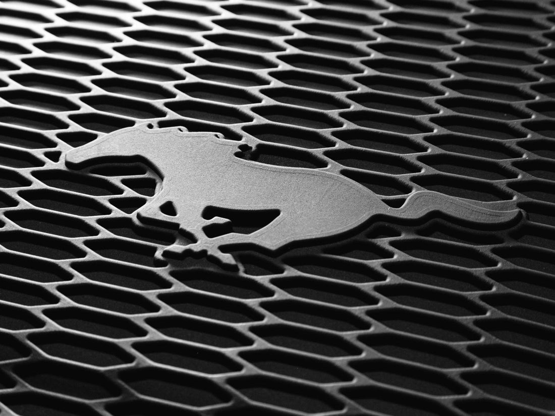 Ford Mustang All-Weather Floor Liners w/ Pony Logo (2015-2026)