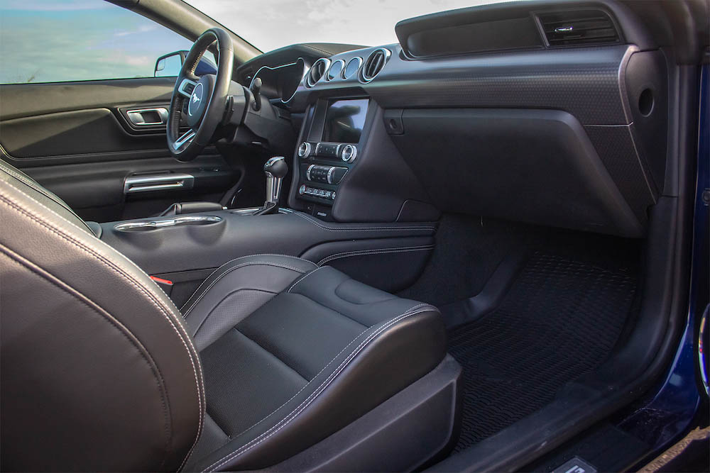 Ford Mustang All-Weather Floor Liners w/ Pony Logo (2015-2026)