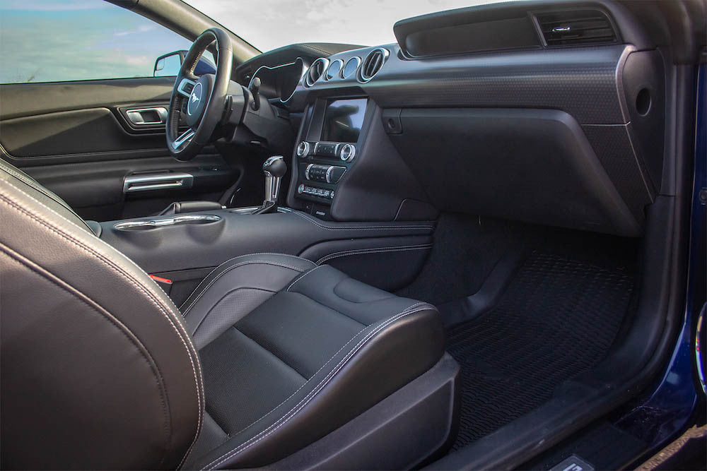 Ford Mustang All-Weather Floor Liners w/ Pony Logo (2015-2026)