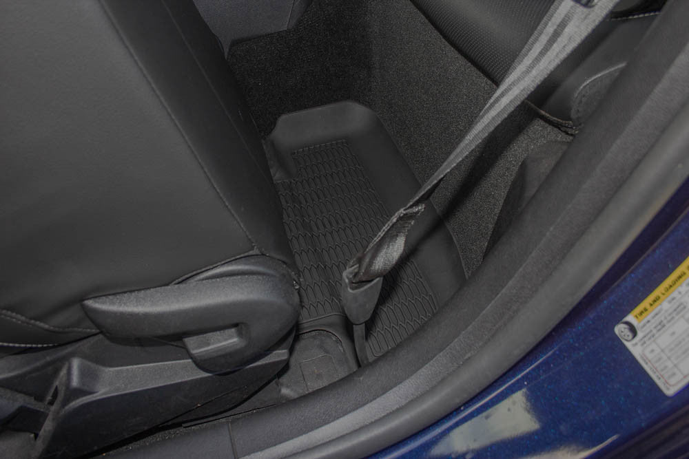 Ford Mustang All-Weather Floor Liners w/ Pony Logo (2015-2026)