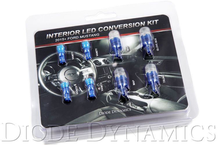 Diode Dynamics Mustang Stage 2 Interior Light Kit - Cool White (2015-2017)