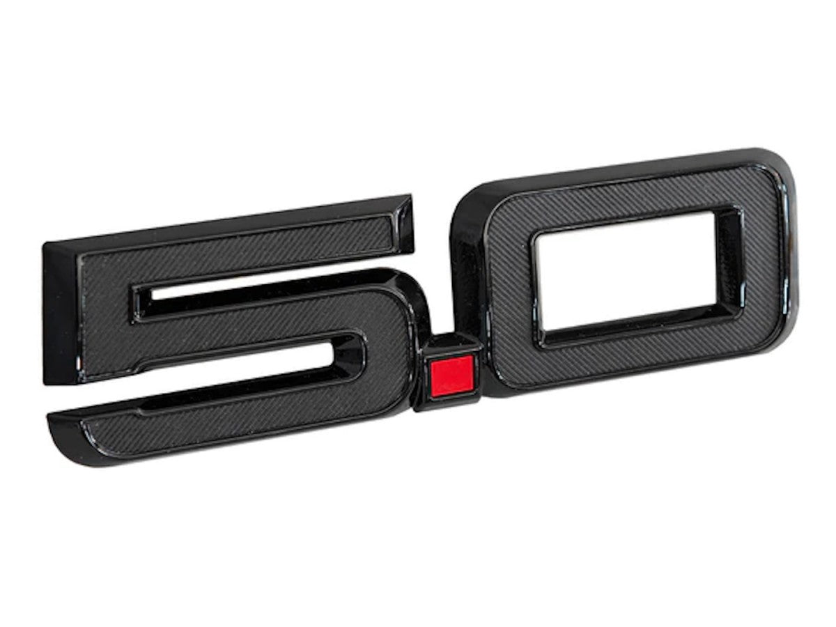 Ford Mustang 5.0 Fender Emblem - Black (2024-2026)