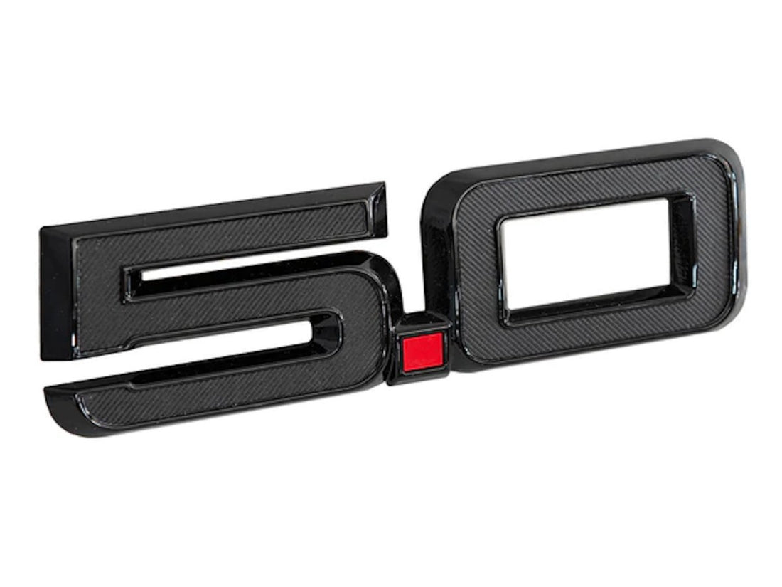 Ford Mustang 5.0 Fender Emblem - Black (2024-2026)