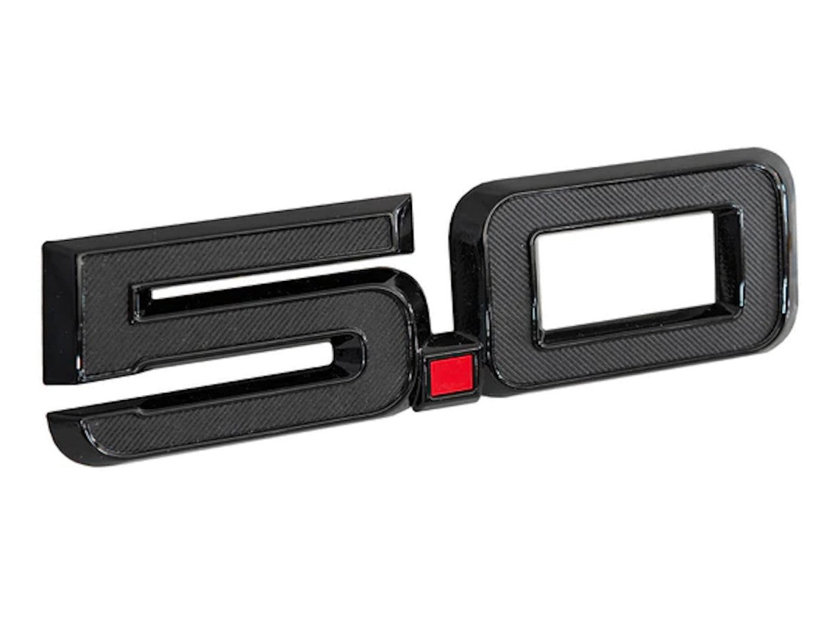Ford Mustang 5.0 Fender Emblem - Black (2024-2026)
