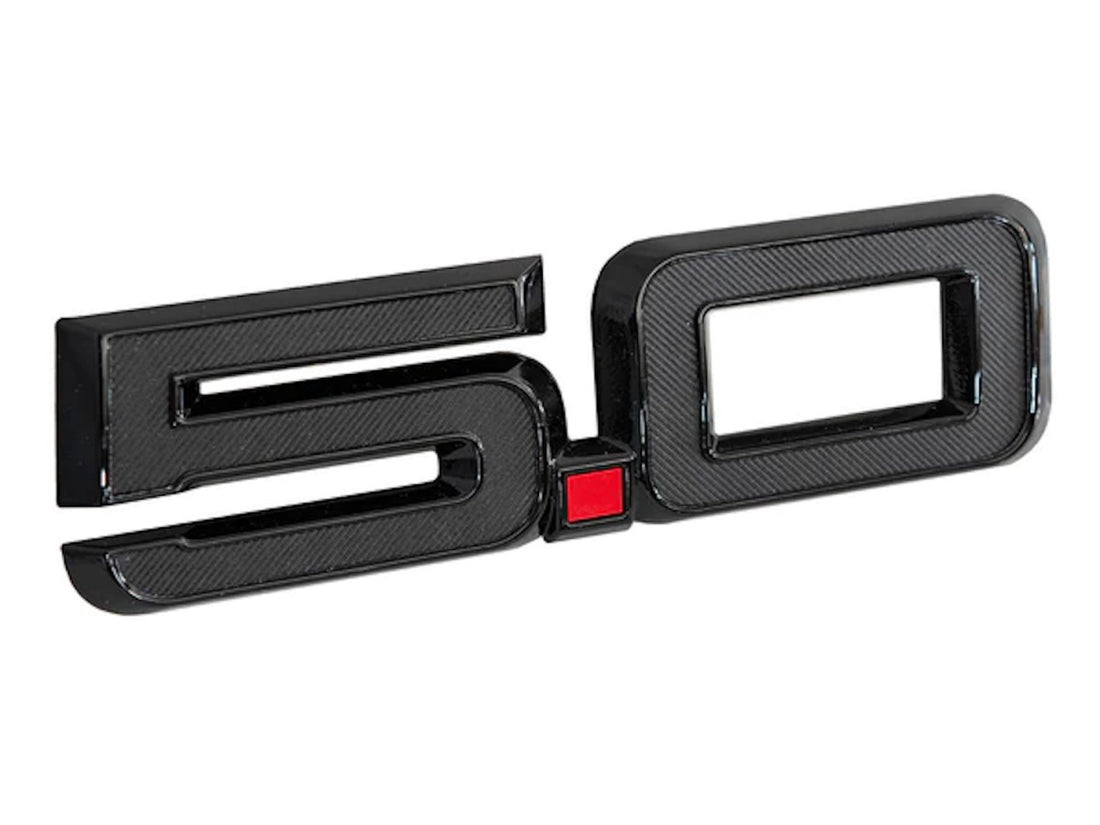 Ford Mustang 5.0 Fender Emblem - Black (2024-2026)