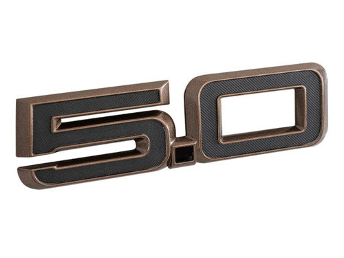 Ford Mustang 5.0 Fender Emblem - Sinister Bronze (2024-2026)