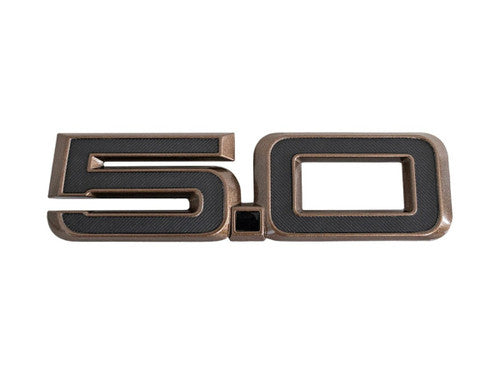Ford Mustang 5.0 Fender Emblem - Sinister Bronze (2024-2026)