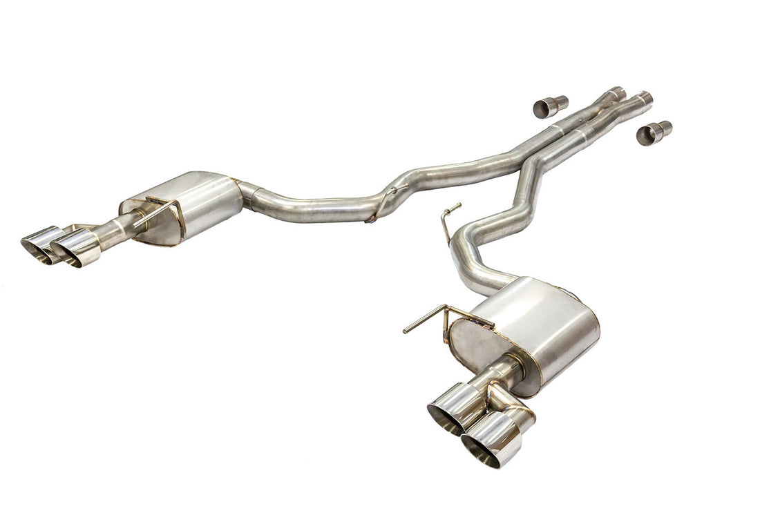 Steeda Mustang GT 3" Cat-Back Exhaust System - 304 Stainless (2018-2023)