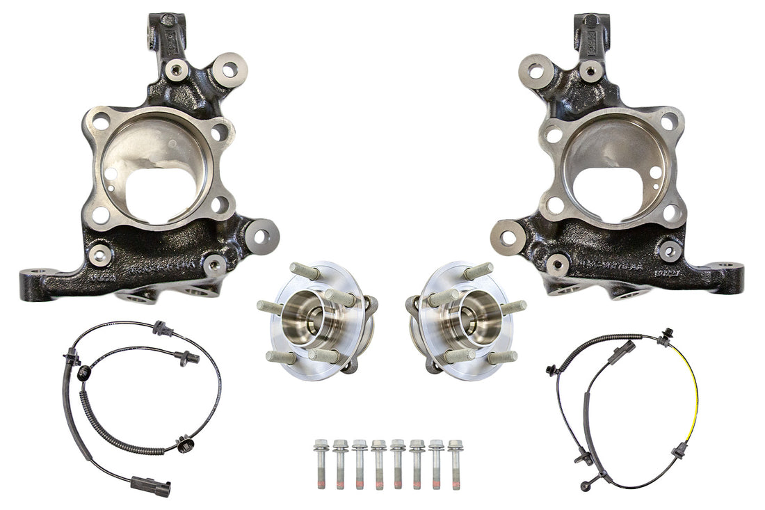 Steeda Mustang Upgraded Front Knuckle and Hub Kit (2015-2023)
