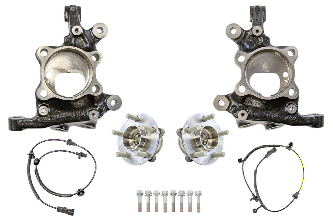Steeda Mustang Upgraded Front Knuckle and Hub Kit (2015-2023)