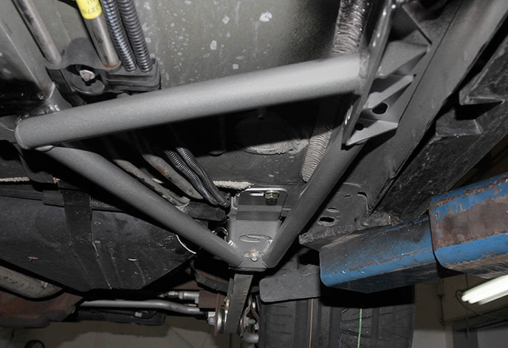 Steeda Mustang Frame Rail & Torque Box Brace (2005-2014)