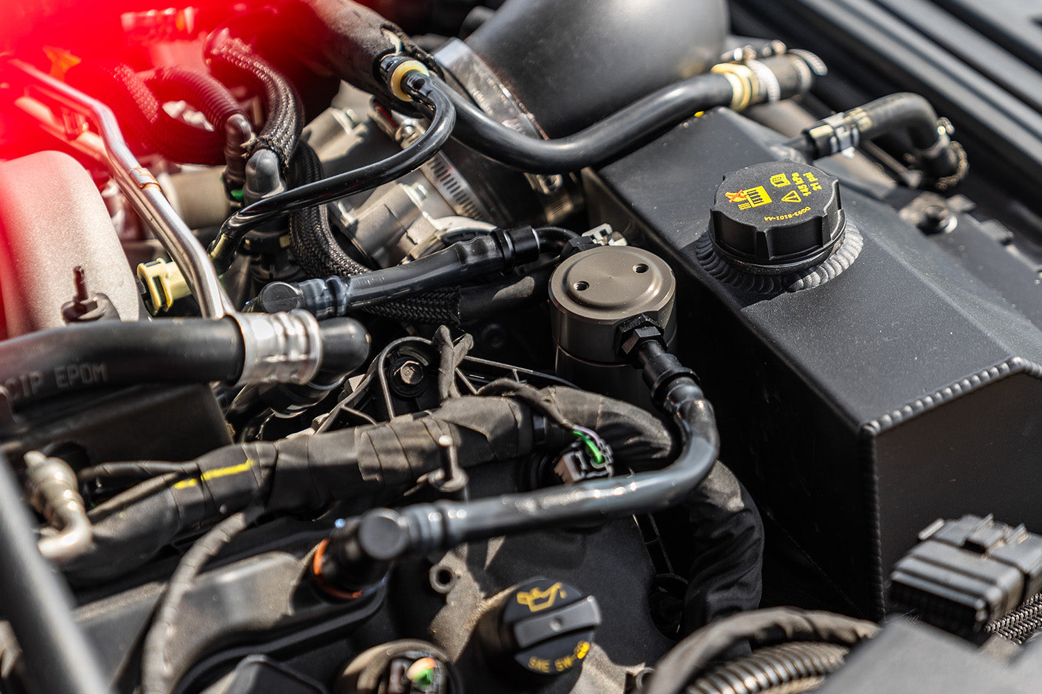 Steeda Mustang 5.0L Oil Separator (2011-2023)