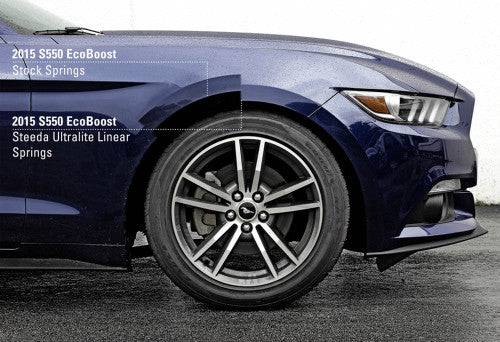 Steeda Mustang Ultralite Lowering Springs - Linear EcoBoost (2015-2023)