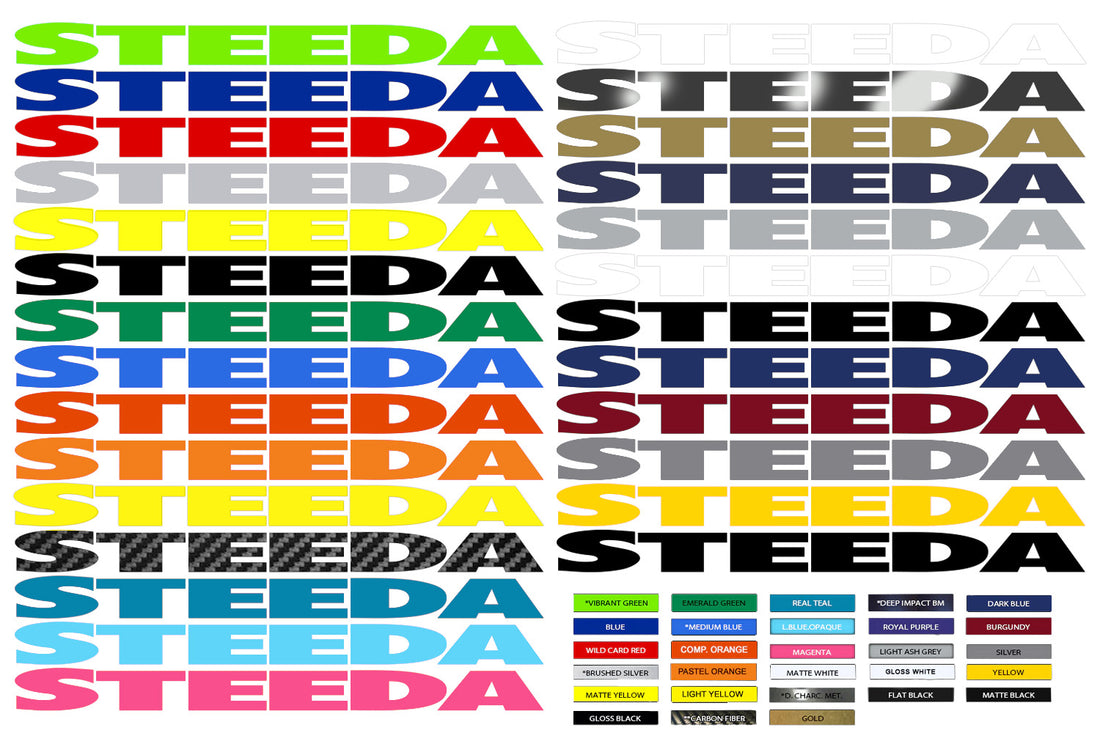 Steeda Premium Windshield Decal