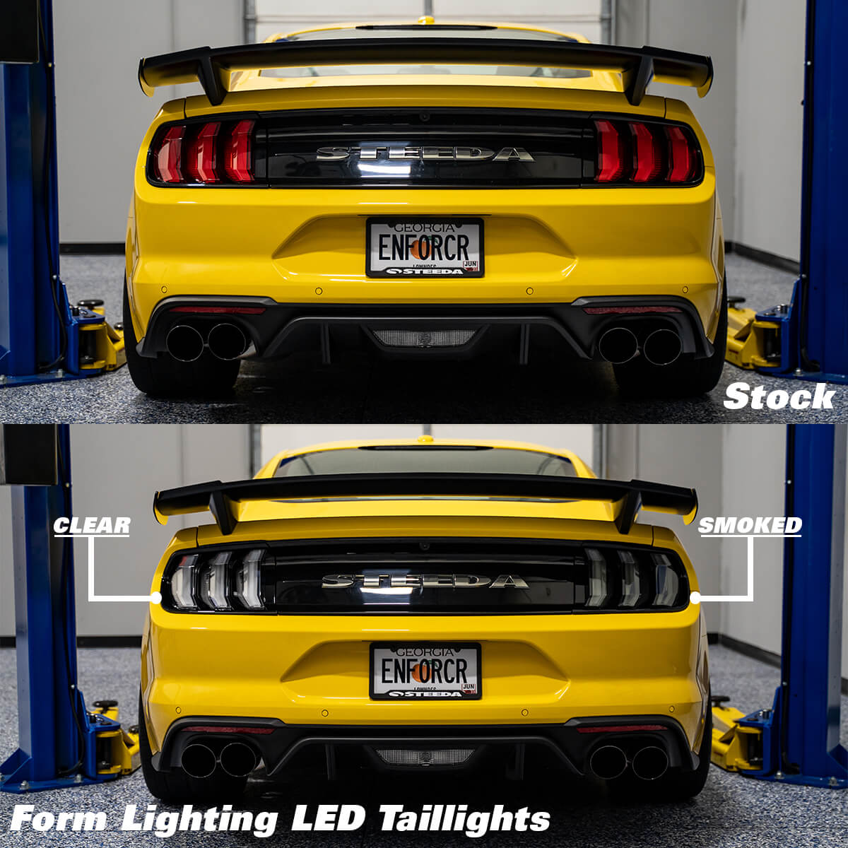 Form Lighting Mustang LED Tail Lights - Clear (2015-2023)
