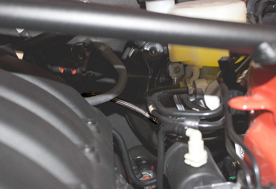 Steeda Mustang GT Heavy Duty Braided Hydraulic Clutch Line (2015-2026)