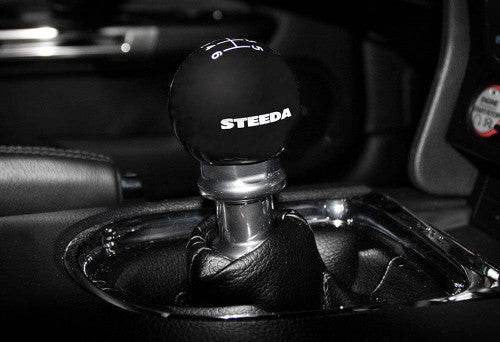 Steeda S550 Mustang 6-Speed Black Shift Knob (2015-2023)