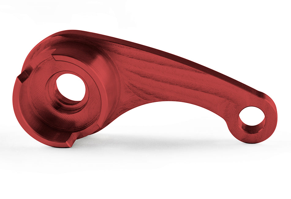 Steeda S550 Mustang Red Anodized Billet Aluminum Interior Hood Latch Release Lever All (2015-2023)