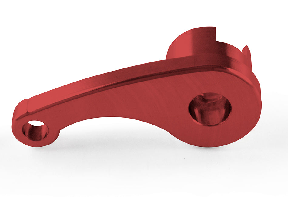 Steeda S550 Mustang Red Anodized Billet Aluminum Interior Hood Latch Release Lever All (2015-2023)