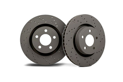 Hawk Mustang GT/EcoBoost PP Talon Drilled & Slotted Rear Brake Rotor - Pair (2015-2023)